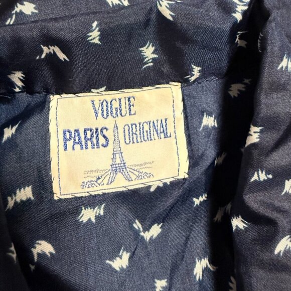Artisan-made Women's Blouse from Vogue Paris Original Pattern Chic Career Style - Picture 1 of 10